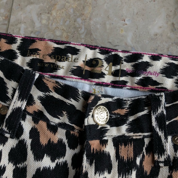 Kate spade cheetah jeans - Picture 4 of 7